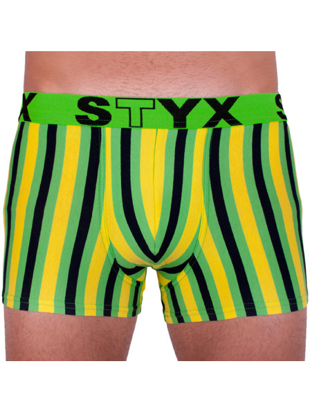 Styx Boxeri bărbătești Styx sportivi banda elastică multicolor