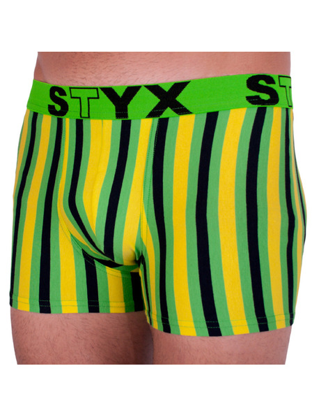 Styx Boxeri bărbătești Styx sportivi banda elastică multicolor