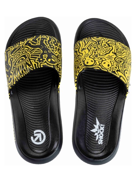Meatfly Meatfly papuci Tonny Big Shock Black / Yellow