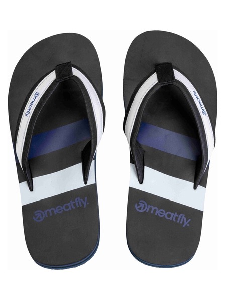 Meatfly Meatfly flip-flops pentru bărbați Anders Blueprint / White