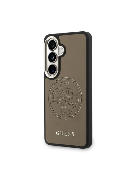 Guess Guess PU Perforated 4G Logo Magnetic Carcasă Spate pentru Samsung Galaxy S26 Brown