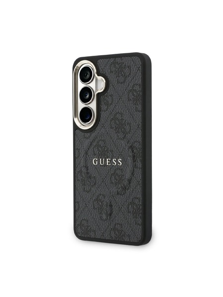 Guess Guess PU Leather 4G Gold Frame Magnetic Carcasă Spate pentru Samsung Galaxy S26 Black