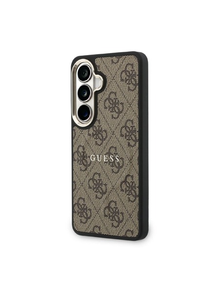 Guess Guess PU Leather 4G Gold Frame Magnetic Carcasă Spate pentru Samsung Galaxy S26 Brown