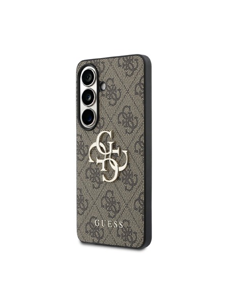 Guess Guess PU 4G Metal Logo Carcasă Spate pentru Samsung Galaxy S26 Brown