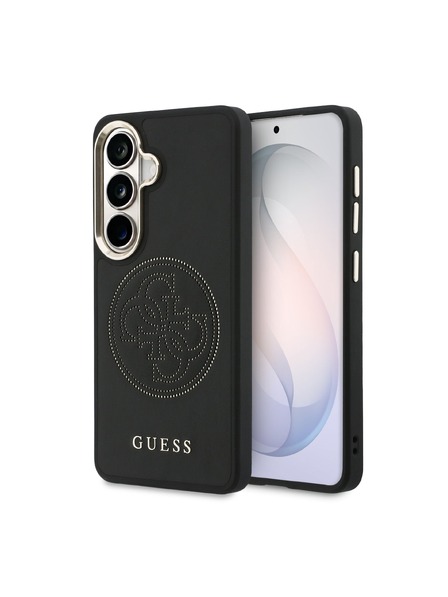 Guess Guess PU Perforated 4G Logo Magnetic Carcasă Spate pentru Samsung Galaxy S26 Black