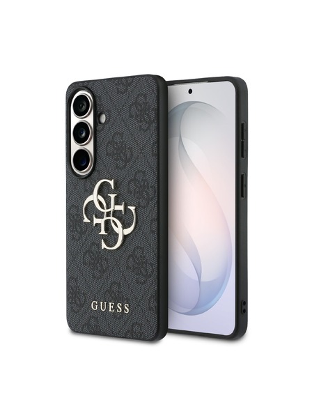 Guess Guess PU 4G Metal Logo Carcasă Spate pentru Samsung Galaxy S26 Grey
