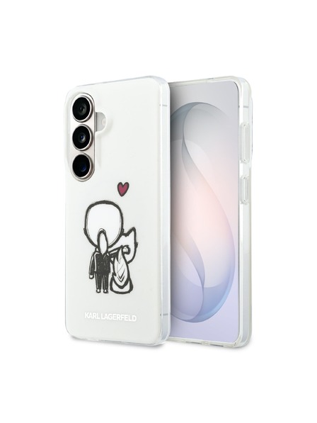 Karl Lagerfeld Karl Lagerfeld IML K&CH Back Logo Magnetic Carcasă Spate pentru Samsung Galaxy S26 Transparent