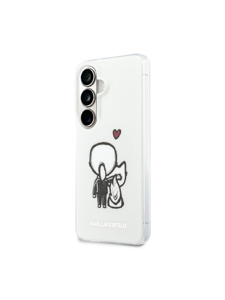 Karl Lagerfeld Karl Lagerfeld IML K&CH Back Logo Magnetic Carcasă Spate pentru Samsung Galaxy S26 Transparent