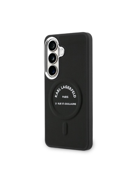 Karl Lagerfeld Karl Lagerfeld PU RSG Logo Magnetic Carcasă Spate pentru Samsung Galaxy S26 Black