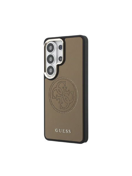 Guess Guess PU Perforat 4G Logo Magnetic Carcasă Spate pentru Samsung Galaxy S26 Ultra Brown