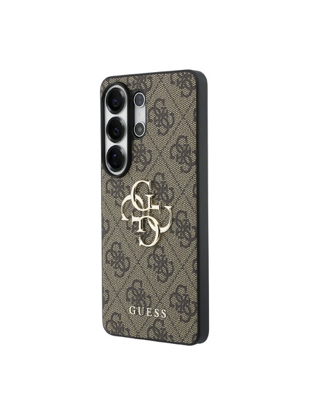 Guess Guess PU 4G Metal Logo Carcasă Spate pentru Samsung Galaxy S26 Ultra Brown