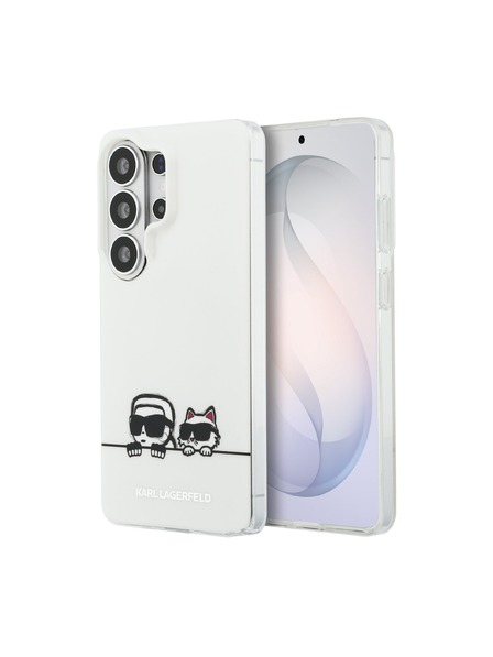 Karl Lagerfeld Karl Lagerfeld IML K&CH Peekaboo Logo Magnetic Carcasă Spate pentru Samsung Galaxy S26 Ultra White