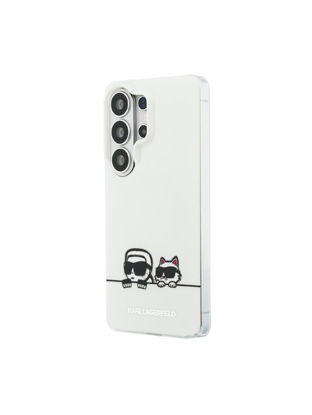 Karl Lagerfeld Karl Lagerfeld IML K&CH Peekaboo Logo Magnetic Carcasă Spate pentru Samsung Galaxy S26 Ultra White