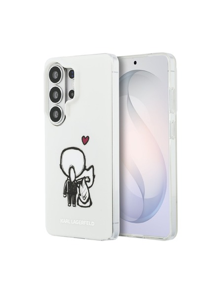 Karl Lagerfeld Karl Lagerfeld IML K&CH Back Logo Magnetic Carcasă Spate pentru Samsung Galaxy S26 Ultra Transparent