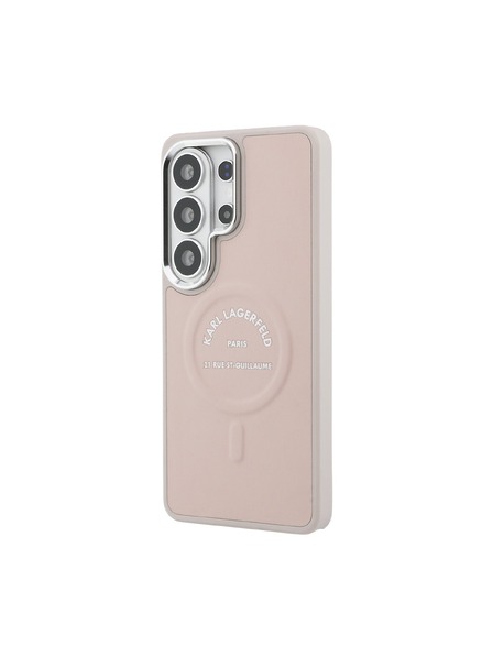 Karl Lagerfeld Karl Lagerfeld PU RSG Logo Magnetic Carcasă Spate pentru Samsung Galaxy S26 Ultra Pink