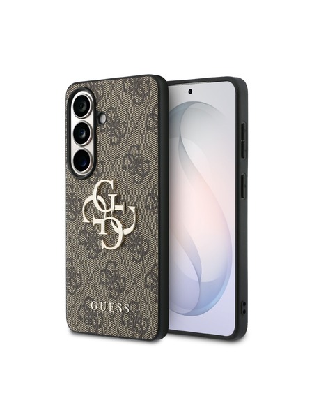 Guess Guess PU 4G Metal Logo Carcasă Spate pentru Samsung Galaxy S26+ Brown