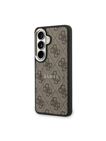 Guess Guess PU Leather 4G Gold Frame Magnetic Carcasă Spate pentru Samsung Galaxy S26+ Brown