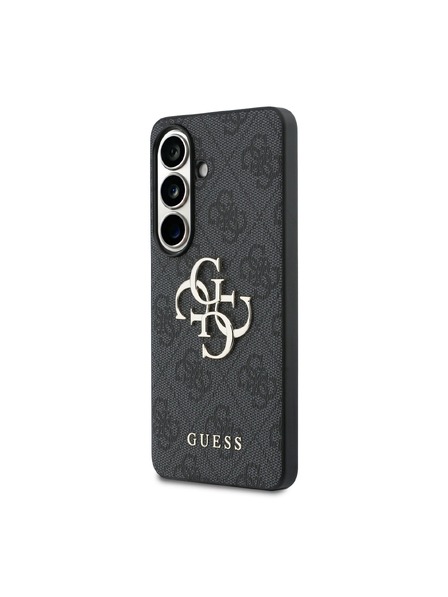 Guess Guess PU 4G Metal Logo Carcasă Spate pentru Samsung Galaxy S26+ Grey