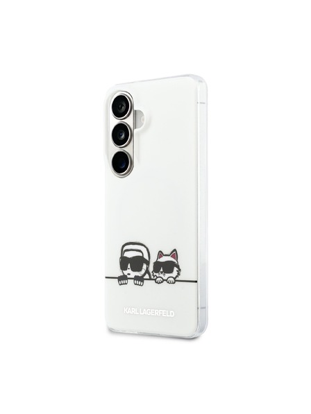 Karl Lagerfeld Karl Lagerfeld IML K&CH Peekaboo Logo Magnetic Carcasă Spate pentru Samsung Galaxy S26+ White