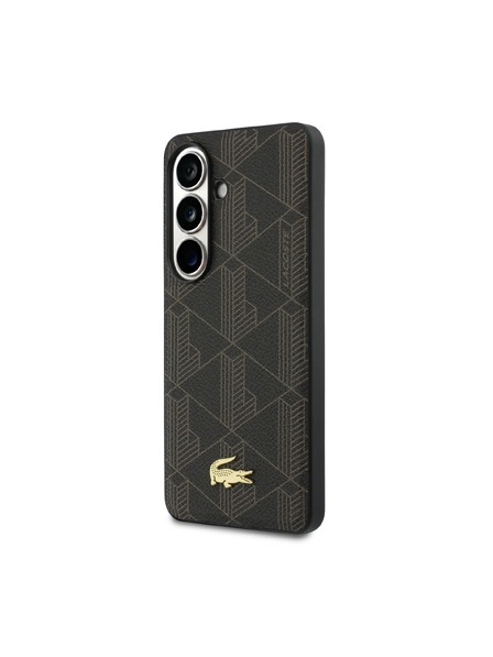 Lacoste Lacoste PVC Blend Monogram Gold Logo Magnetic Carcasă Spate pentru Samsung Galaxy S26+ Brown