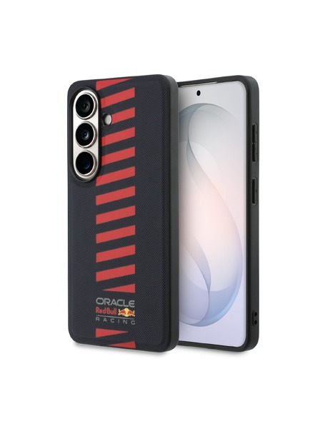 Red Bull Red Bull PU Leather Meshed Powerbar Magnetic Carcasă Spate pentru Samsung Galaxy S26+ Navy