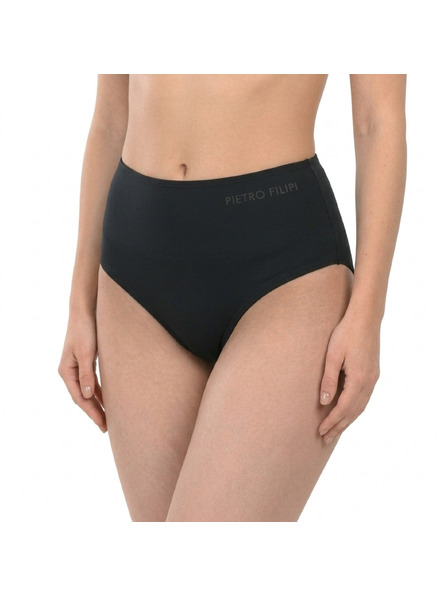 Pietro Filipi Costum de baie menstrual pentru femei Pietro Filipi Femme talie înaltă heavy negru piesa inferioară