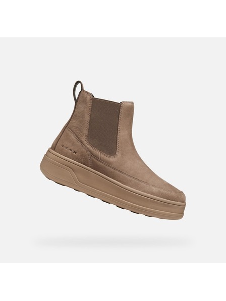 Geox Pantofi cu glezn de damă maro închis Geox Spherica Ecub-2