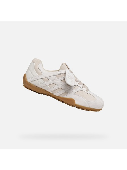 Geox Tenisi de damă crem Geox Snake
