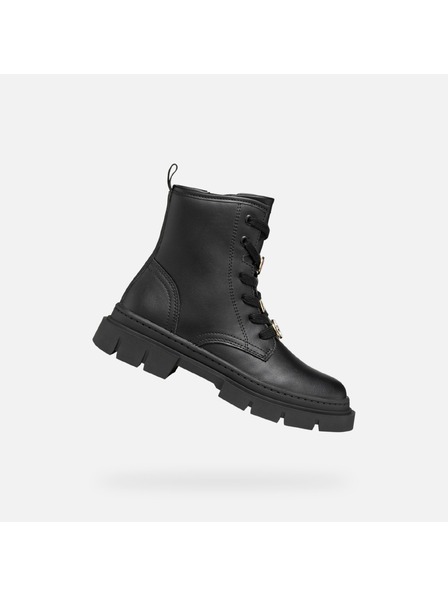 Geox Cizme negre pentru fete Geox Karsyn