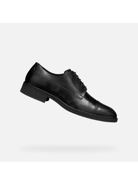 Geox Pantofi de gală negri bărbătești Geox Thorian