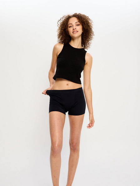 Modibodi Set de două - chiloți menstruali Modibodi Soft Stretch Seamless Boyshort Super