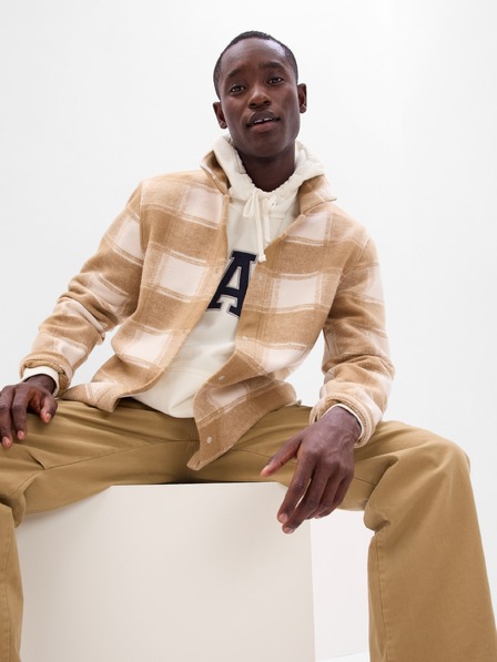 GAP Jachetă tip cămașă fleece GAP