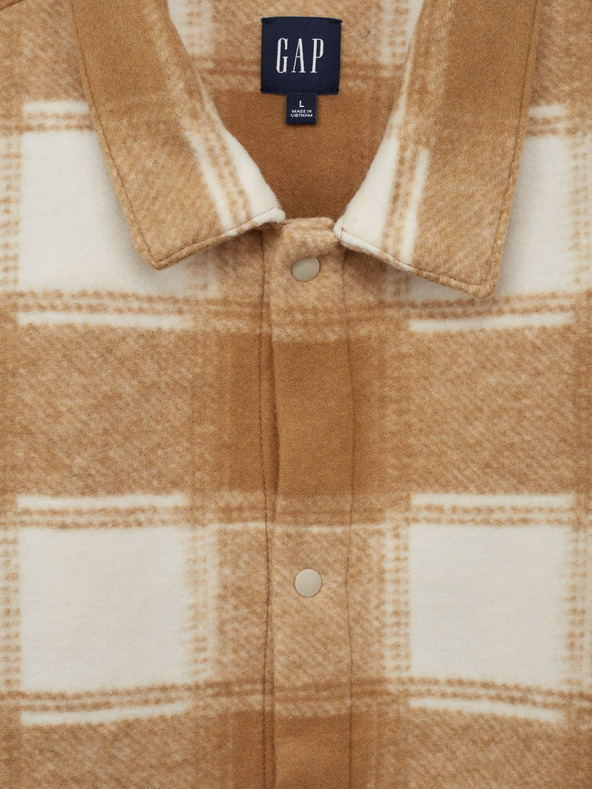 GAP Jachetă tip cămașă fleece GAP