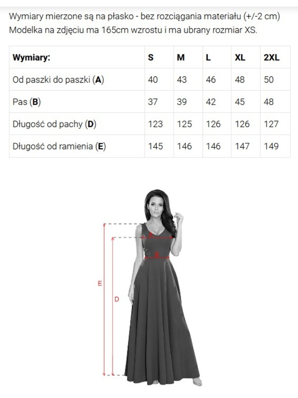 numoco Rochie lungă JENNIFER cu despicătură - neagră