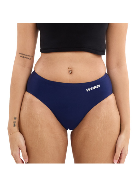 WUKA Chiloți menstruali pentru fete Wuka Stretch Seamless Heavy flow fără cusături albastri