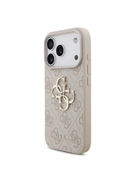 Guess Guess PU 4G Metal Logo Carcasă spate pentru iPhone 18 Pro Pink