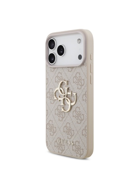Guess Guess PU 4G Metal Logo Carcasă Spate pentru iPhone 18 Pro Max Roz