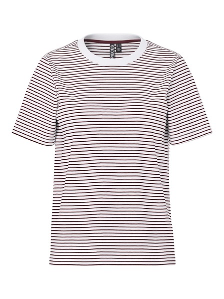 Pieces Tricou cu mânecă scurtă RIA alb