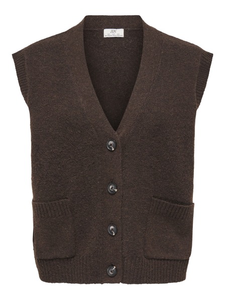 Jacqueline de Yong Cardigan fără mâneci SUPER maro