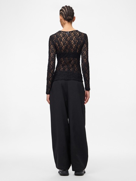 Pieces Top negru pentru femei HAZEL