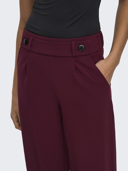 Jacqueline de Yong Pantaloni evazați EGGO burgundy