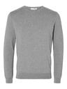 SELECTED Pulover bărbătesc SLMBERG medium grey