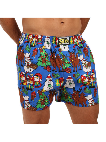 Styx Set de trei - pantaloni scurți bărbătești Styx art bandă clasică multicolori