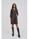 Moodo Rochie elegant maro Moodo
