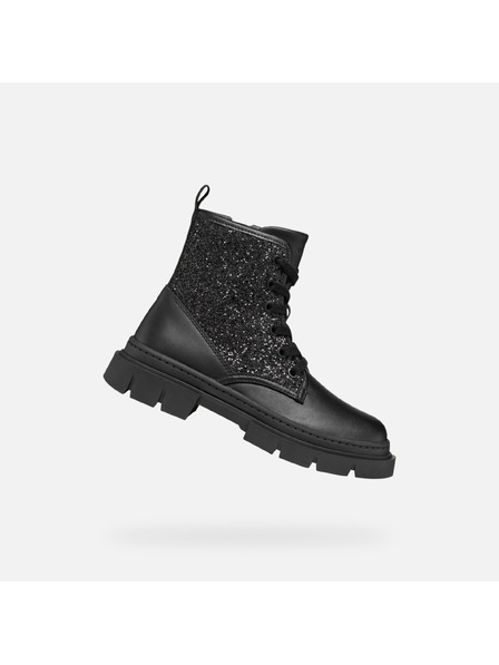 Geox Cizme negre pentru fete Geox Karsyn