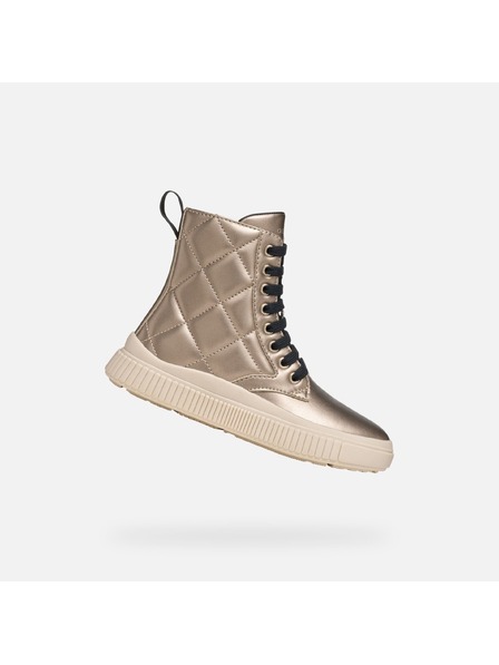 Geox Cizme bej pentru fete Geox Laquinny