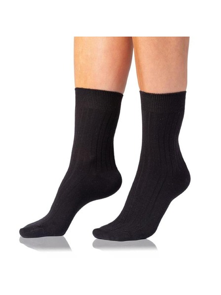 Bellinda COTTON RIB SOCKS - Șosete din bumbac pentru femei - negru