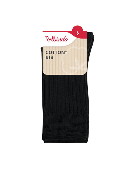 Bellinda COTTON RIB SOCKS - Șosete din bumbac pentru femei - negru