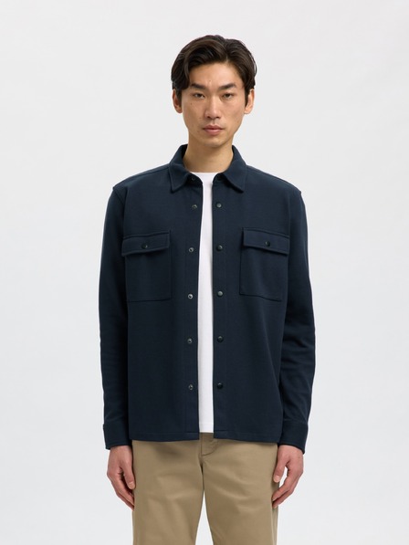 SELECTED Cămașă SELECTED pentru bărbați albastră