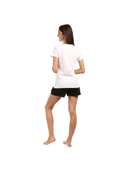 Styx Pijama pentru femei Styx alb-negru